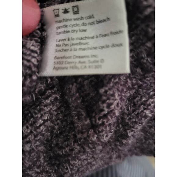 BAREFOOT DREAMS Bamboo CozyChic Lite Purple Calypso Wrap Cardigan, Size S/M - Picture 3 of 8